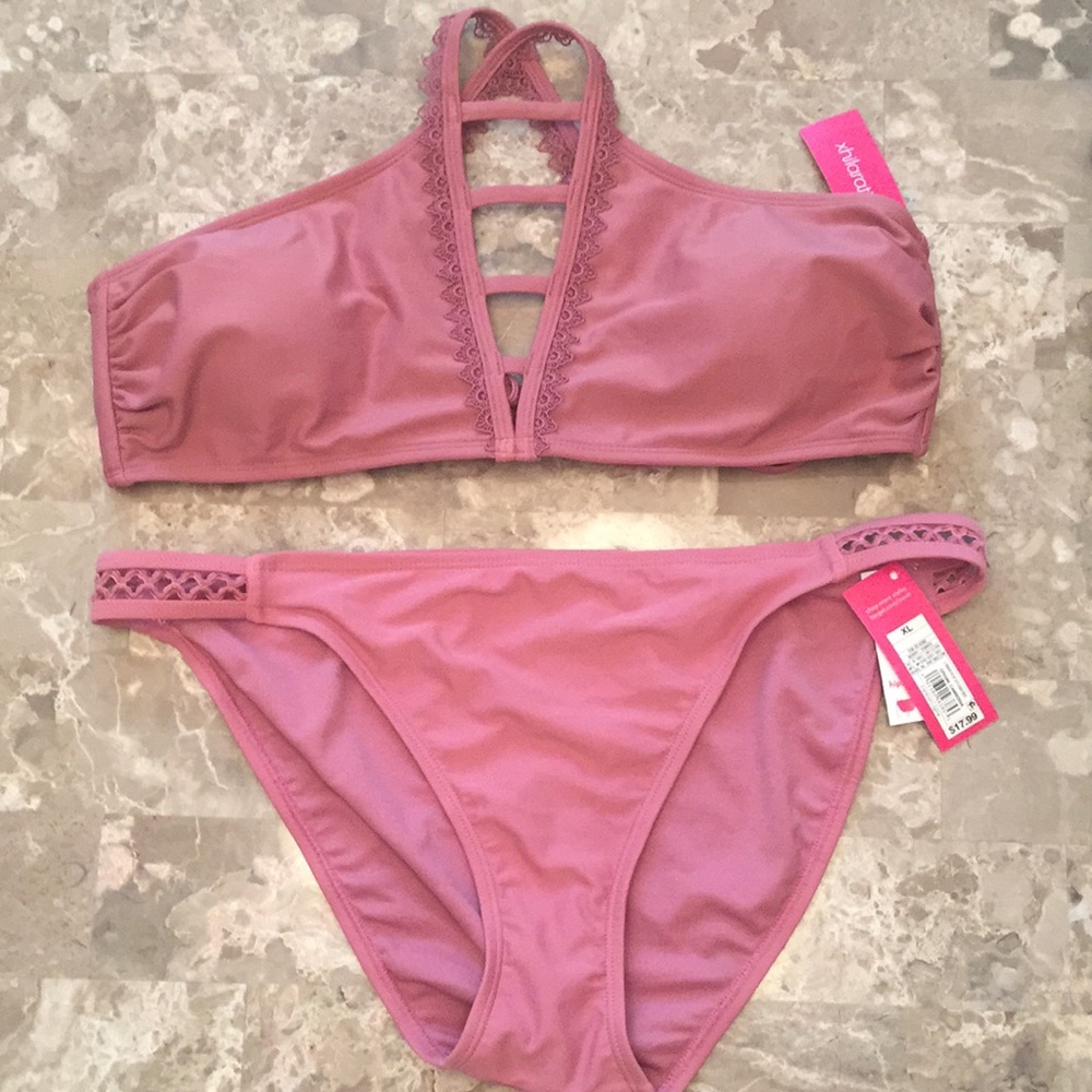 NWT Xhilaration 2 Piece Bikini Bathing Suit XL